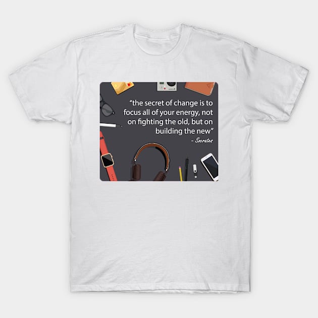 elegant quotes T-Shirt by teesmastery